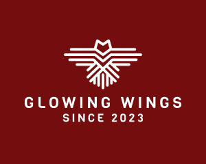 Modern Wing Bird  logo design