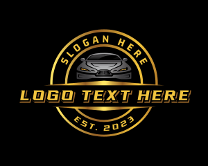 Golden - Car Auto Detailing Garage logo design