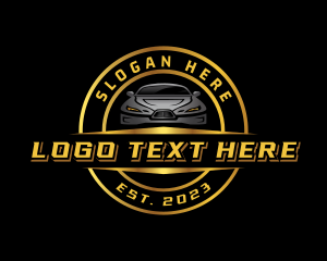 Gold - Car Auto Detailing Garage logo design