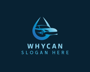 Car Care - Car Wash Droplet logo design