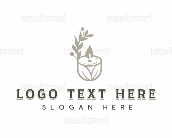 Candle Leaf Light Logo