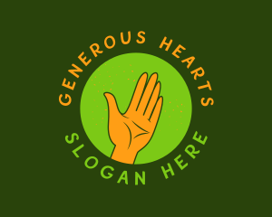 Giving - Helping Hand Charity logo design