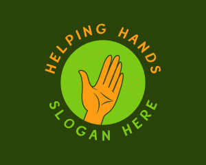 Assistance - Helping Hand Charity logo design