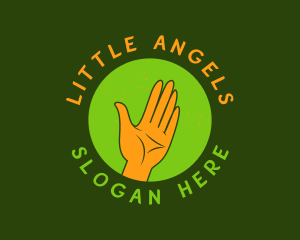 Social Worker - Helping Hand Charity logo design