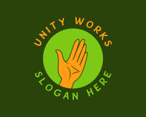 Cooperation - Helping Hand Charity logo design