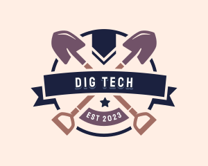 Dig - Landscaping Shovel Tool logo design
