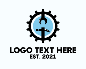 Fixing - Mechanical Gear Tools logo design