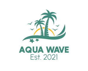 Summer Wave Travel logo design