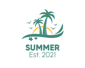 Summer Wave Travel logo design