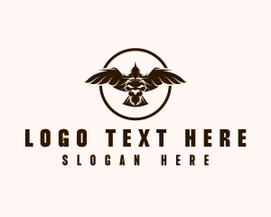 Zoo - Lion Eagle Wings logo design