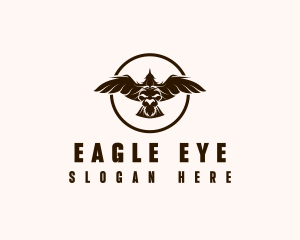 Lion Eagle Wings logo design