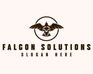 Lion Eagle Wings logo design