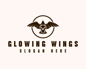 Lion Eagle Wings logo design