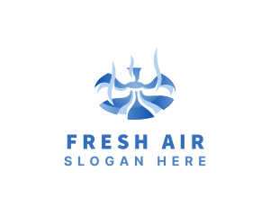 Fan Propeller Ventilation logo design