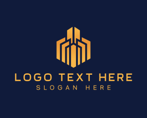 Industrial - Realty Building Construction logo design