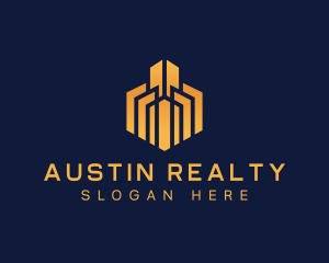 Realty Building Construction logo design