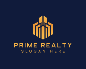 Realty Building Construction logo design