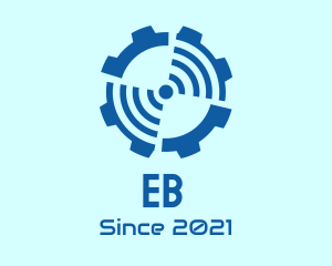 Automotive - Blue Radar Gear logo design