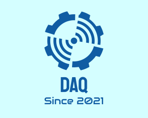 Aviation - Blue Radar Gear logo design