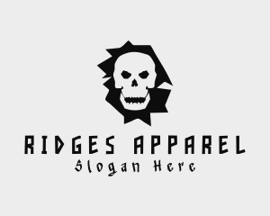 Scary Skull Apparel logo design