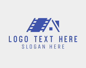 Cinema - Film Roof House logo design