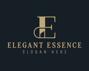 Elegant Luxury Business Letter E logo design