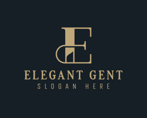 Elegant Luxury Business Letter E logo design