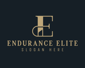 Elegant Luxury Business Letter E logo design