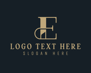 Elegant Luxury Business Letter E Logo