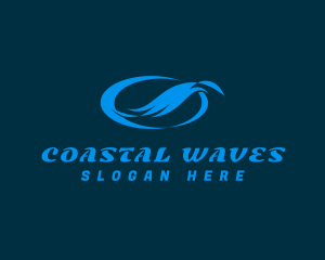 Water Wave Resort logo design