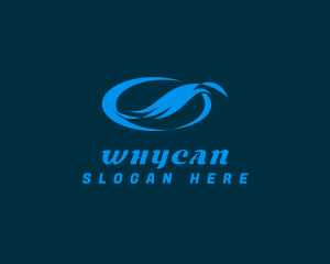 Swimming - Water Wave Resort logo design