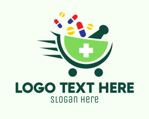 Medicine - Modern Medicine Delivery logo design