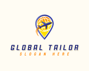 Global Airplane Travel logo design