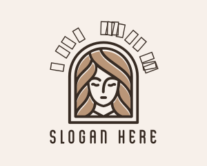 Brown Hair Goddess Logo