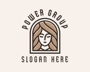 Brown Hair Goddess Logo