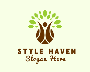 Agriculture - Human Tree Conservation logo design