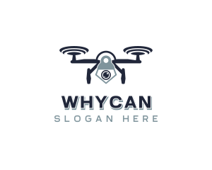 Aerial - Drone Photography Videography logo design