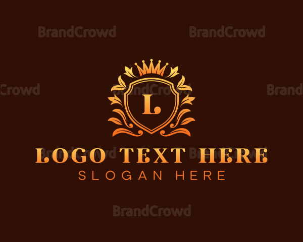 Luxury Crown Crest Logo