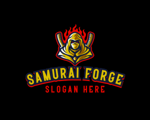 Samurai Ninja Gaming logo design