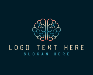 Tech - Cyber Brain Programming logo design