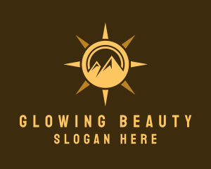 Mountain Range - Sun Mountain Camping logo design