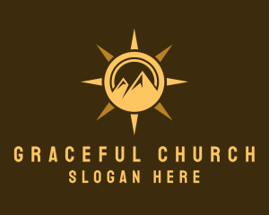 Trip - Sun Mountain Camping logo design