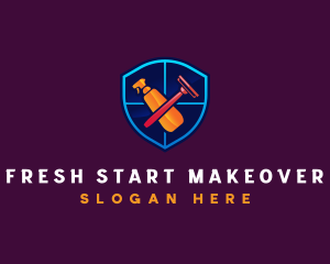 Makeover - Home Cleaning Equipment logo design