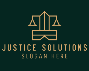 Judicial - Judicial Court House logo design