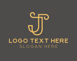 Elegant Luxury Letter J Logo