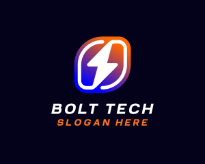 Startup Thunder Bolt logo design