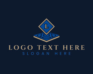 Floor - Tile Geometric Flooring logo design