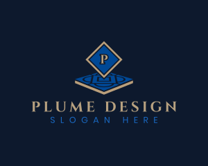 Tile Geometric Flooring logo design