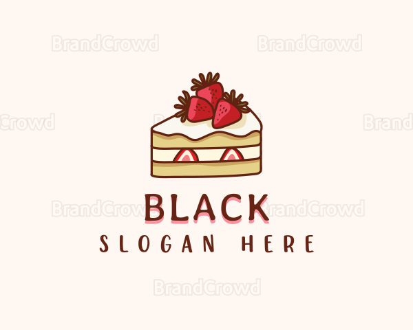 Strawberry Shortcake Cake Logo