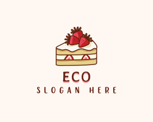 Strawberry Shortcake Cake Logo